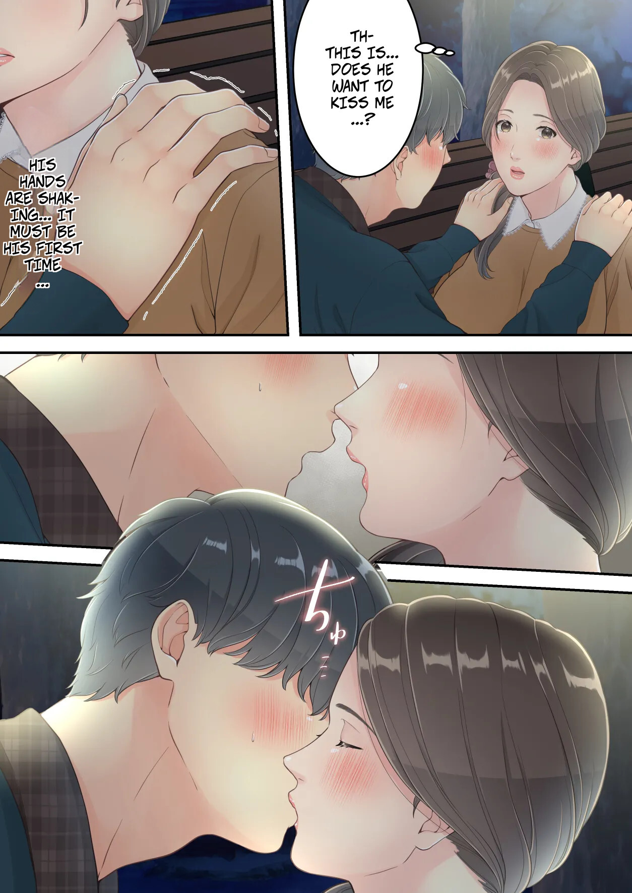 hentai manga A Normal Mother Goes on a Sweet Affair Trip With a Boy the Same Age as Her Son
